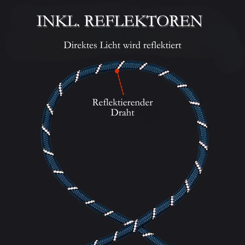 Bunte Sicherheitsleine für Hunde: Reflektierend und Superstark für sichere Spaziergänge