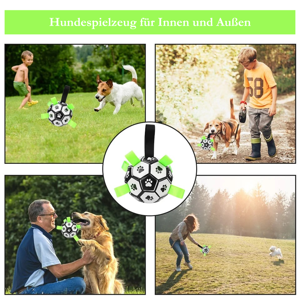 Multifunktionaler Hundespielball für Drinnen und Draußen