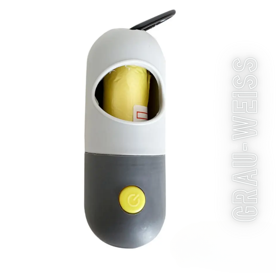 3-in 1 Hundekotbeutelspender mit integrierter Taschenlampe