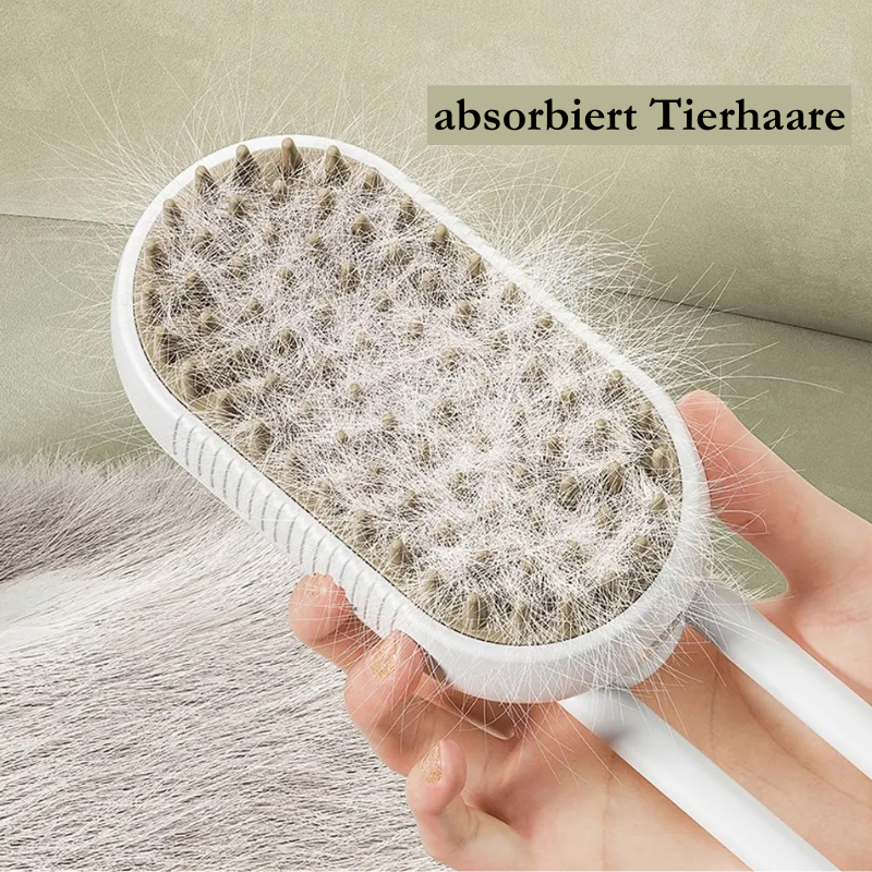 "Vielseitige 3-in- 1 Haustier-Haarbürste - Für eine effektive Pflege und Entfernung von Tierhaaren"