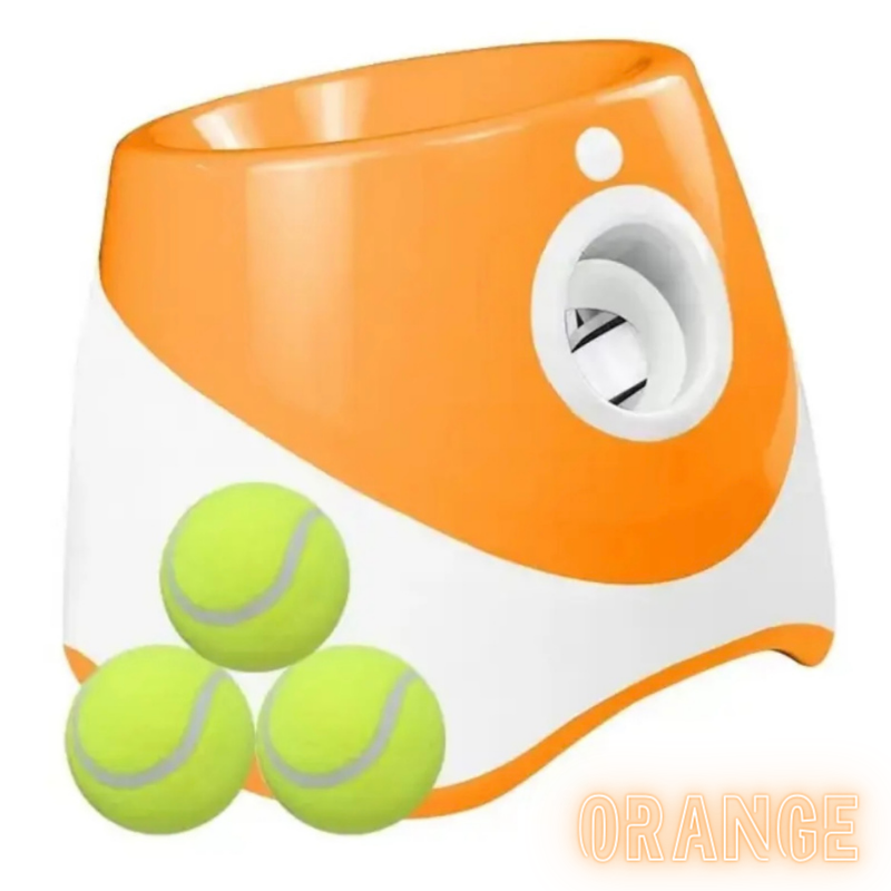 "Automatischer Tennisballwerfer für Hunde - Interaktives Spielzeug für endlosen Spielspaß"