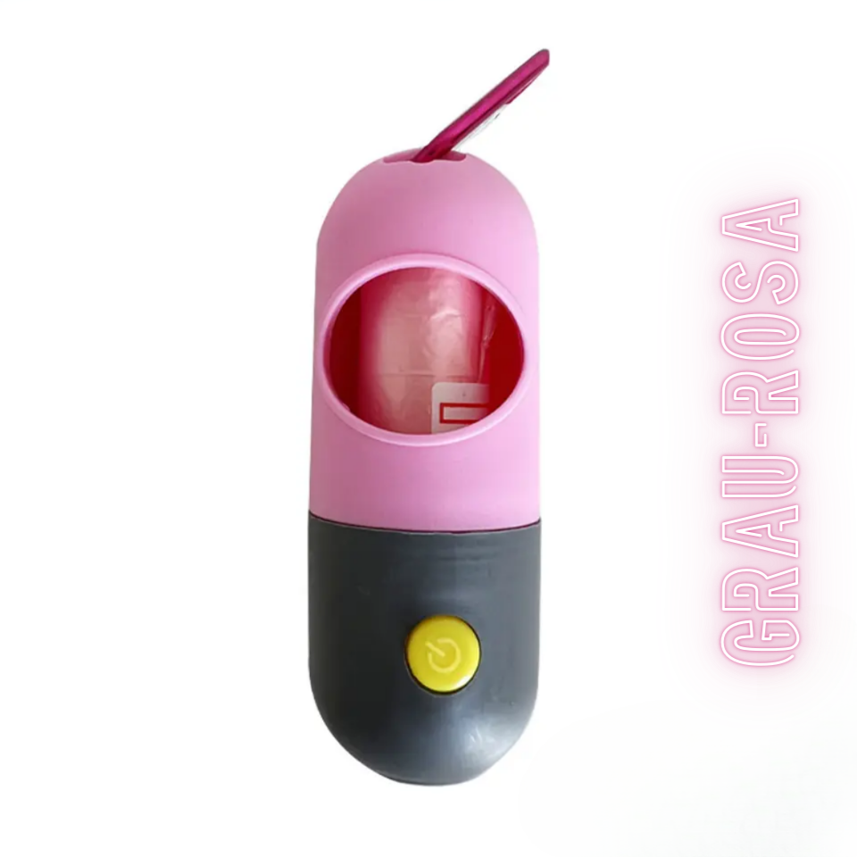 3-in 1 Hundekotbeutelspender mit integrierter Taschenlampe