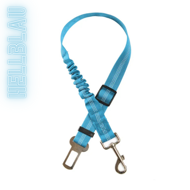 Sicherheitsgurt für Haustiere - Elastischer Autoanschnallgurt mit Bungee-Puffer"