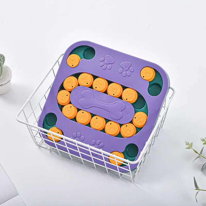 "Denkspiel für kluge Vierbeiner - Interaktives Belohnungspuzzle für Hunde"