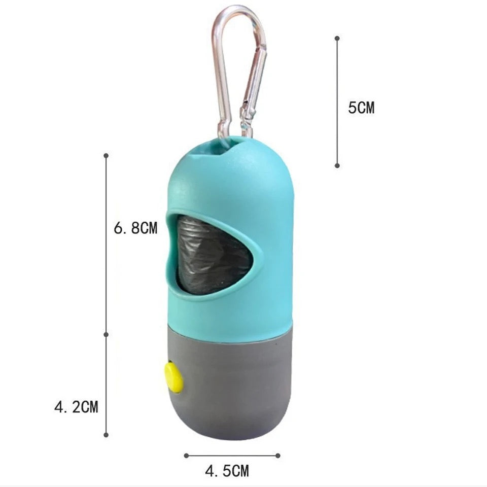 3-in 1 Hundekotbeutelspender mit integrierter Taschenlampe