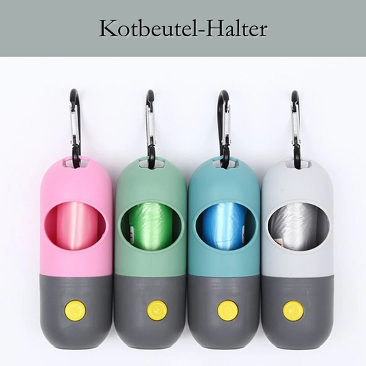3-in 1 Hundekotbeutelspender mit integrierter Taschenlampe