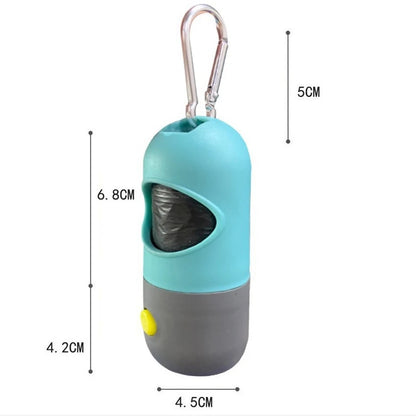 3-in 1 Hundekotbeutelspender mit integrierter Taschenlampe